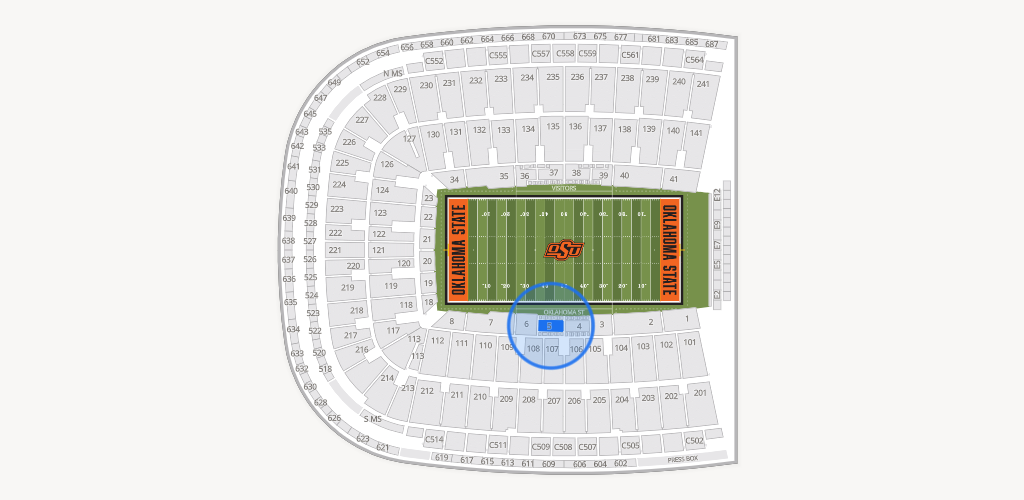 Boone Pickens Stadium Seating Chart