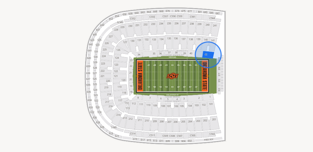 Boone Pickens Stadium Seating Chart