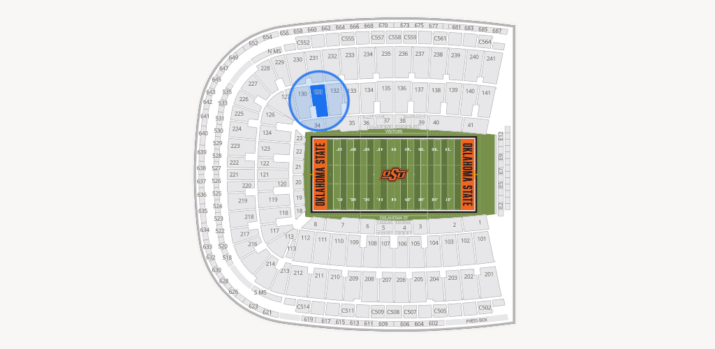 Boone Pickens Stadium Seating Chart