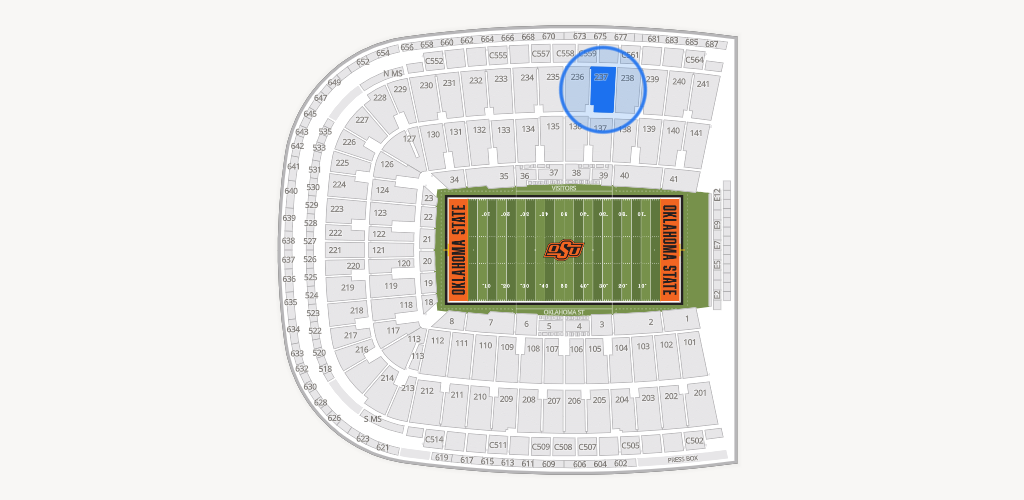 Boone Pickens Stadium Seating Chart