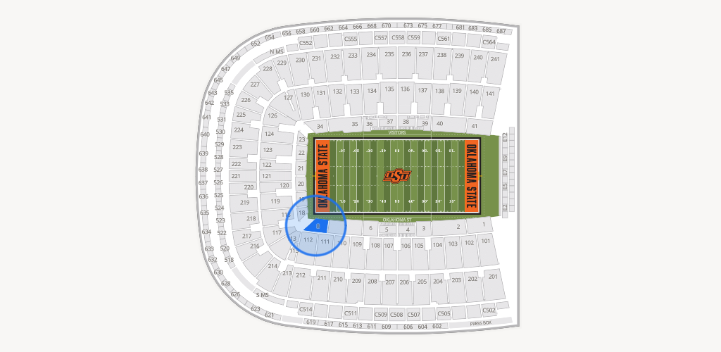 Boone Pickens Stadium Seating Chart