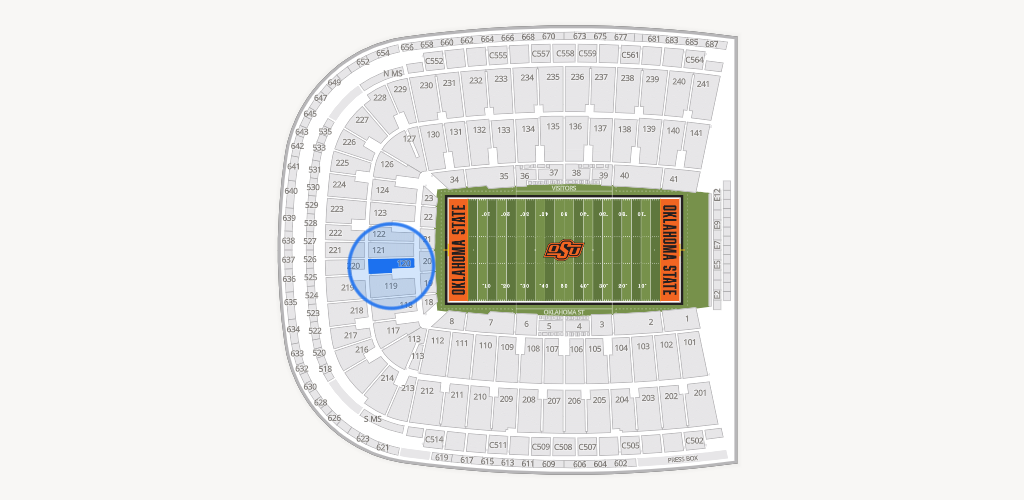 Boone Pickens Stadium Seating Chart