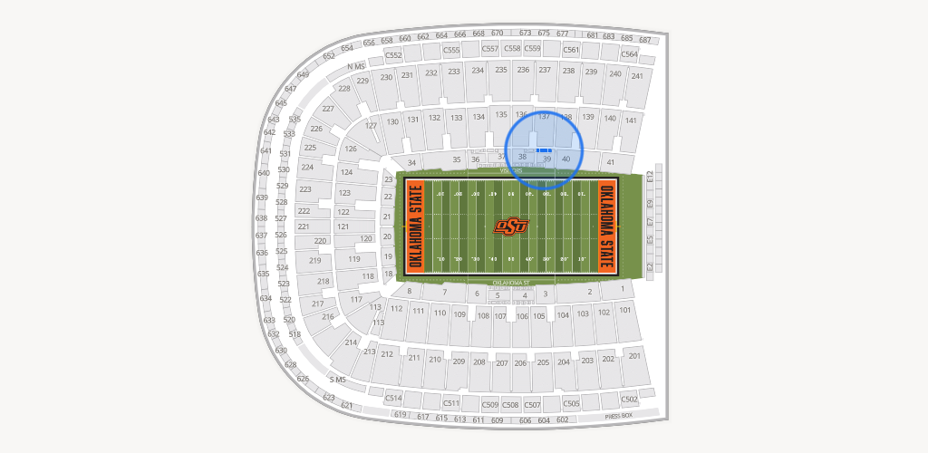 Boone Pickens Stadium Seating Chart