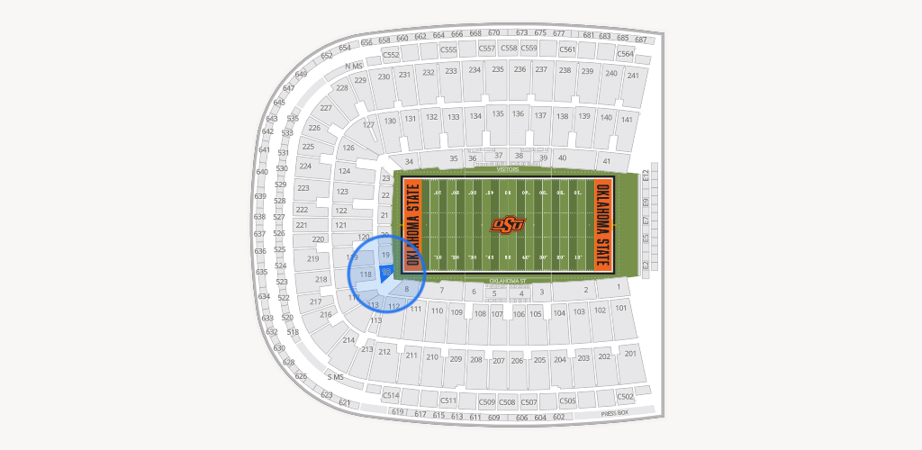 Boone Pickens Stadium Seating Chart