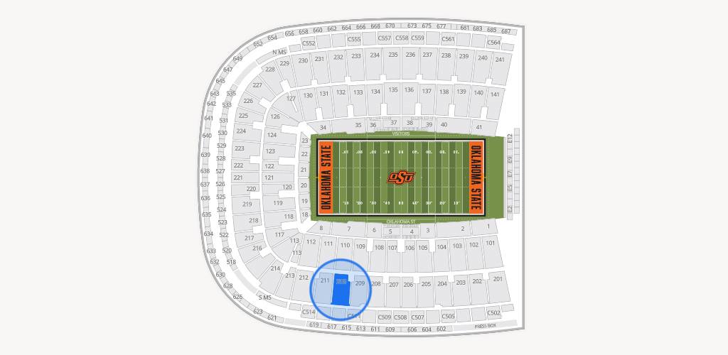 Boone Pickens Stadium Seating Chart