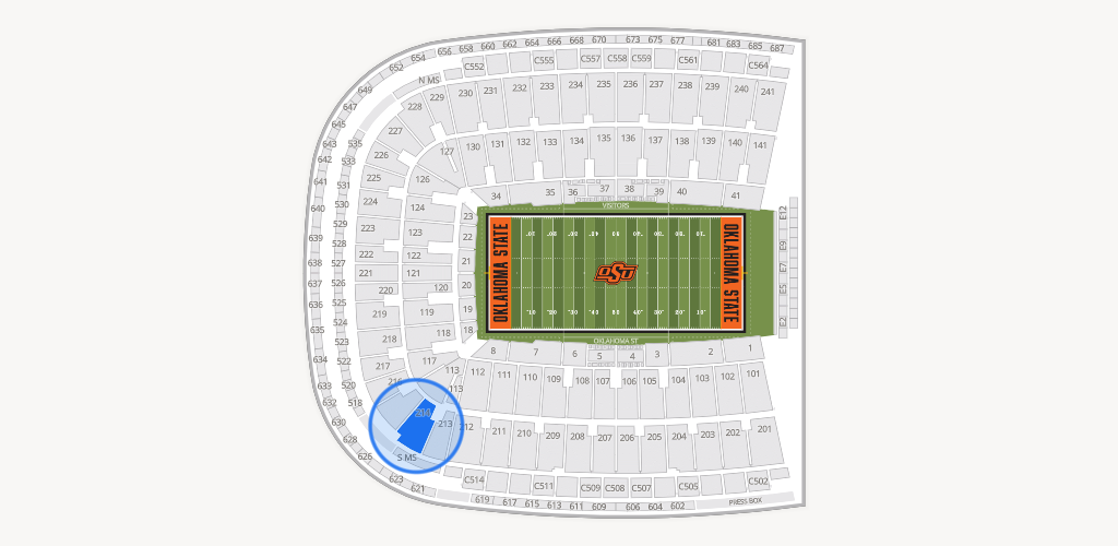Boone Pickens Stadium Seating Chart
