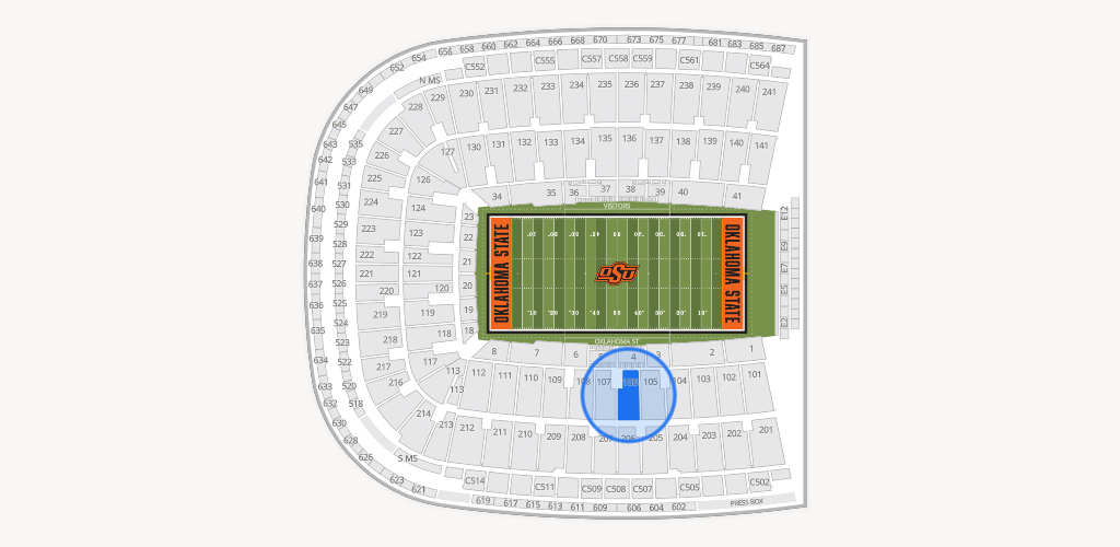 Boone Pickens Stadium Seating Chart