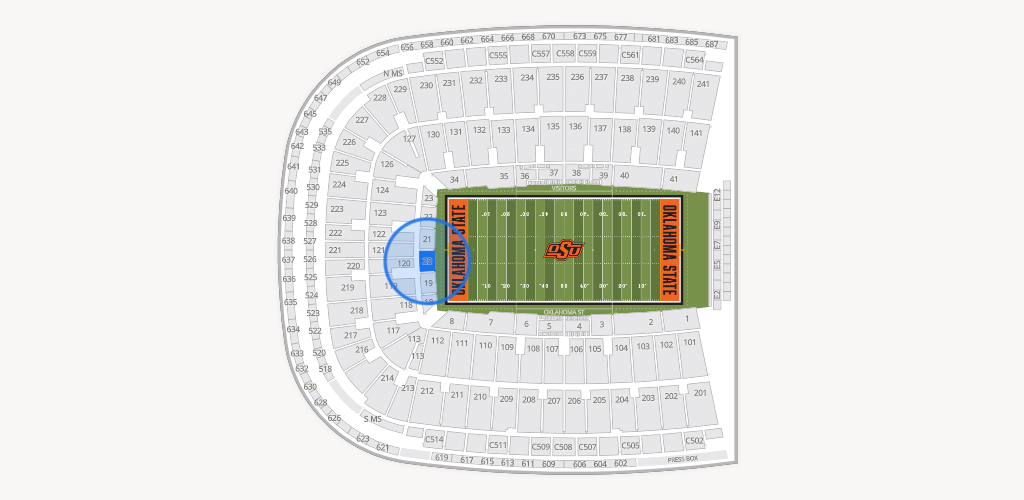 Boone Pickens Stadium Seating Chart