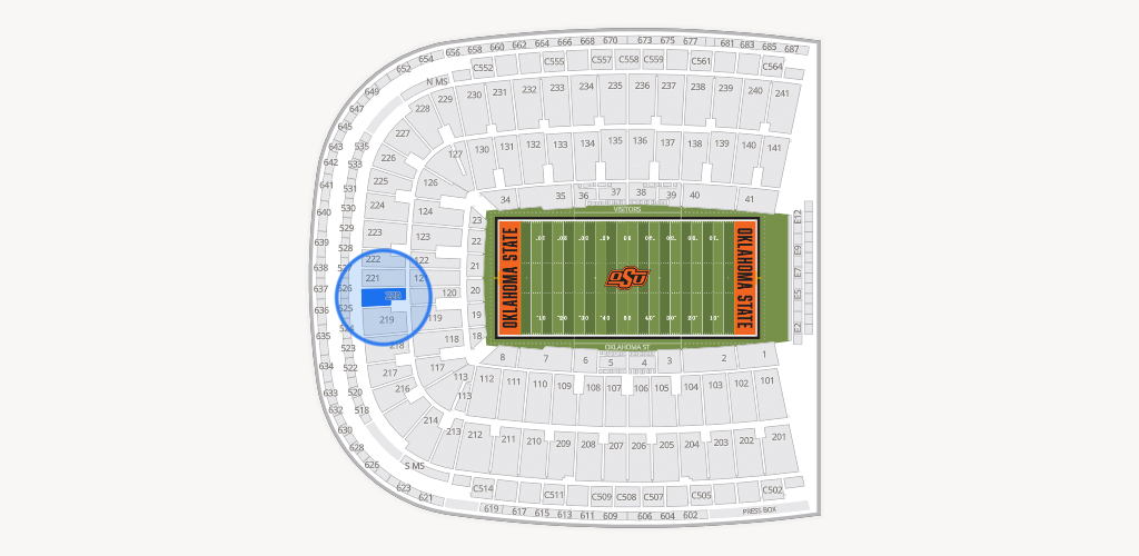 Boone Pickens Stadium Seating Chart