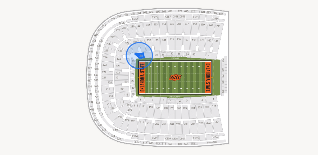 Boone Pickens Stadium Seating Chart