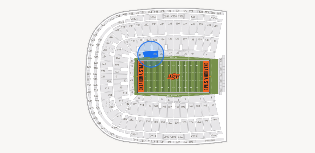 Boone Pickens Stadium Seating Chart