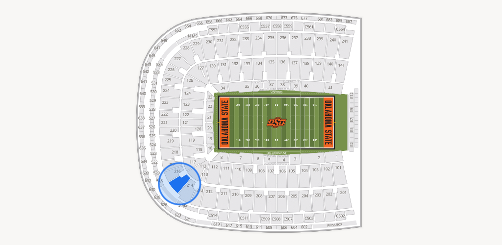 Boone Pickens Stadium Seating Chart