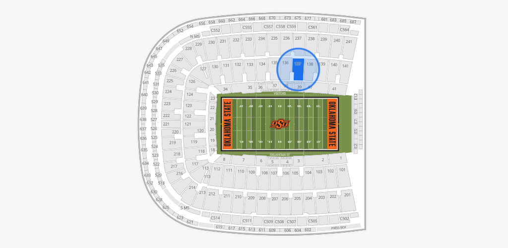 Boone Pickens Stadium Seating Chart