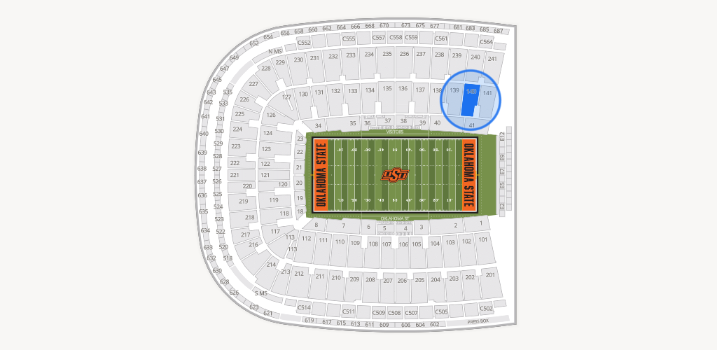 Boone Pickens Stadium Seating Chart