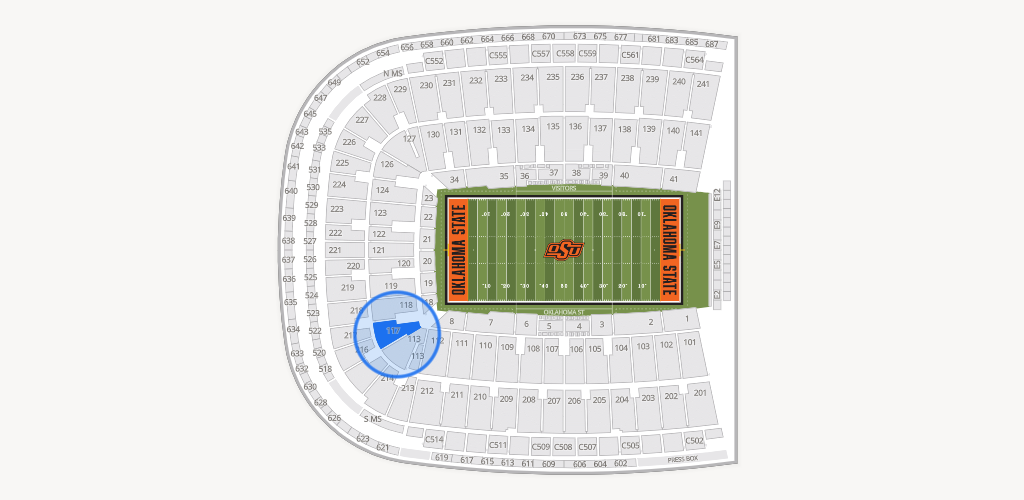 Boone Pickens Stadium Seating Chart