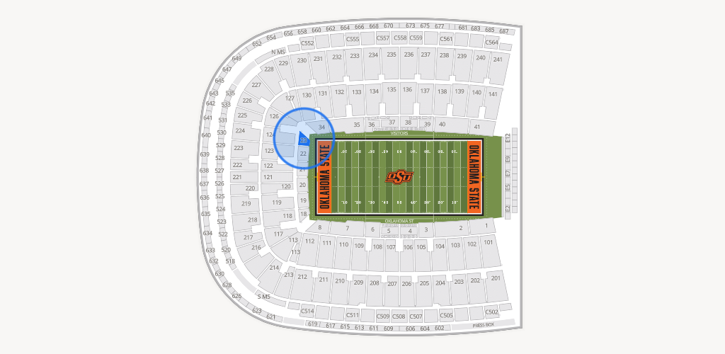 Boone Pickens Stadium Seating Chart