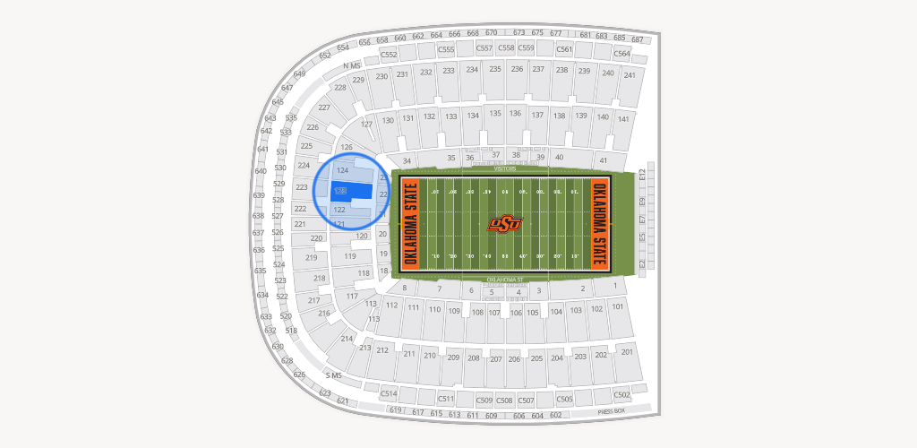 Boone Pickens Stadium Seating Chart