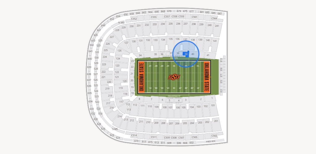 Boone Pickens Stadium Seating Chart