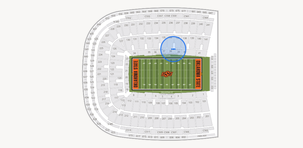 Boone Pickens Stadium Seating Chart
