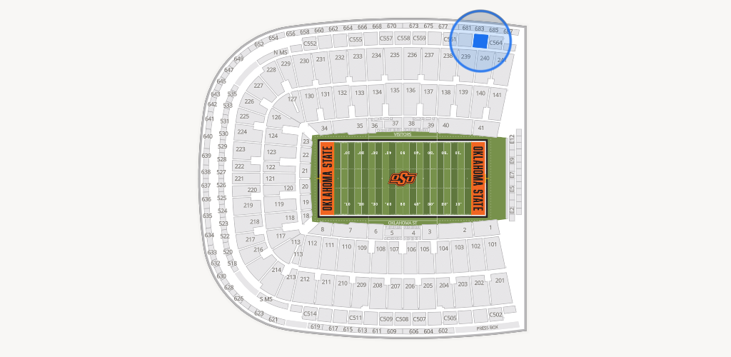 Boone Pickens Stadium Seating Chart