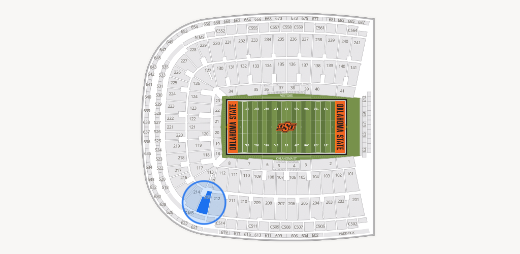 Boone Pickens Stadium Seating Chart