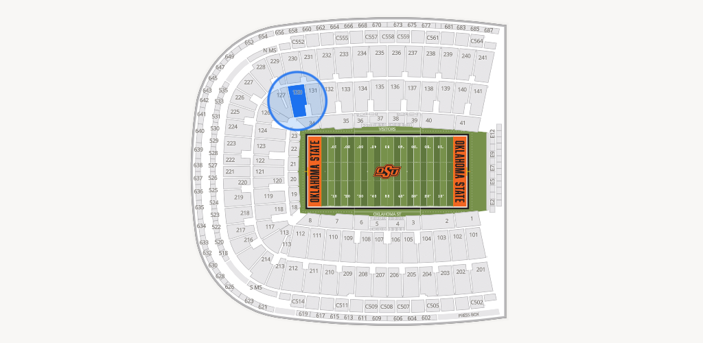 Boone Pickens Stadium Seating Chart