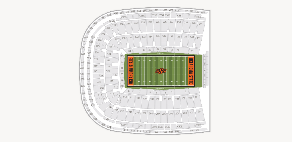 Boone Pickens Stadium Seating Chart