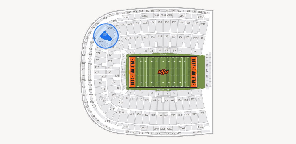 Boone Pickens Stadium Seating Chart