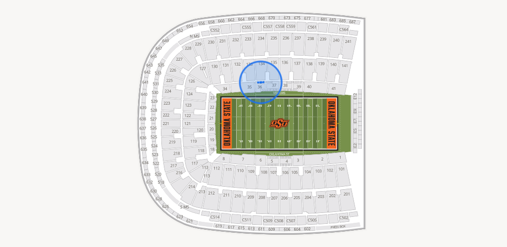 Boone Pickens Stadium Seating Chart