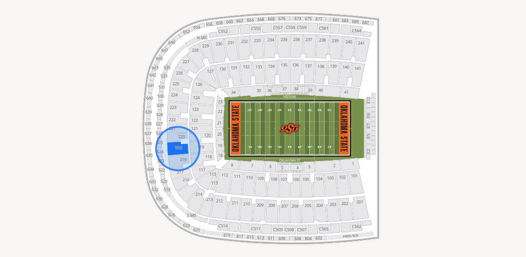 Boone Pickens Stadium Seating Chart
