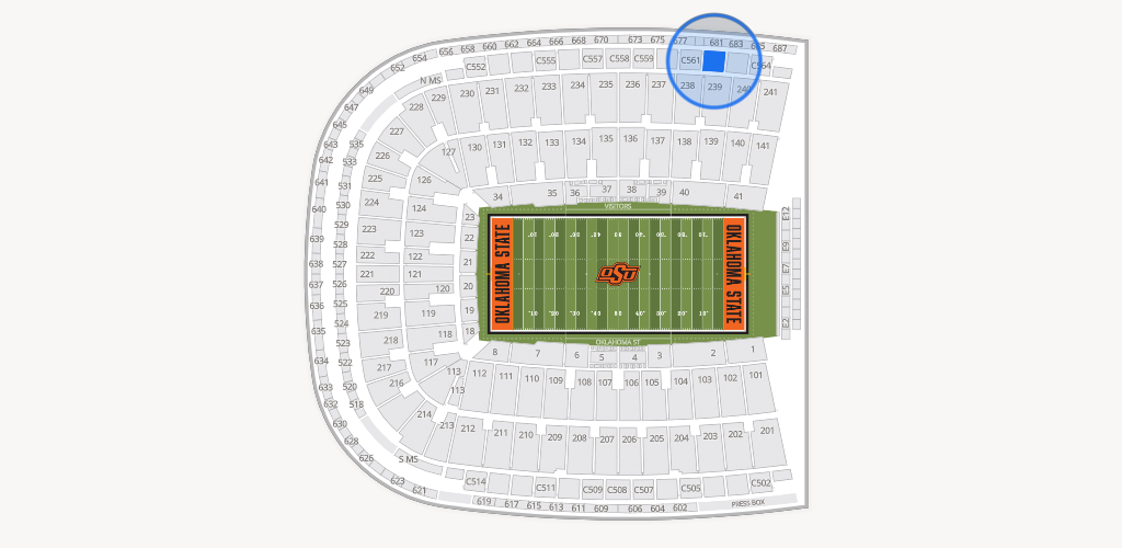 Boone Pickens Stadium Seating Chart