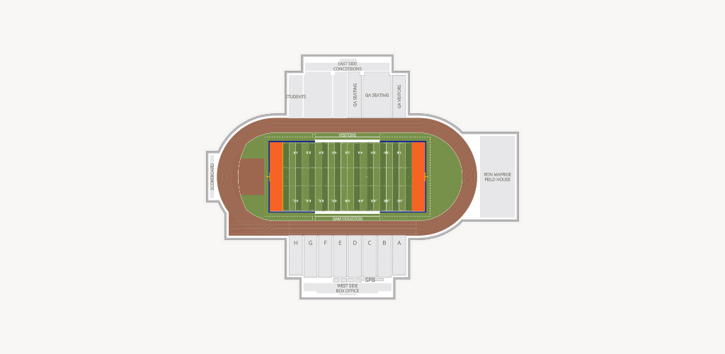 Bowers Stadium Seating Chart