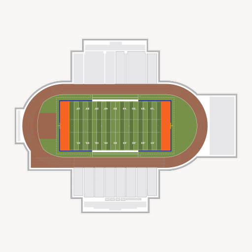 Bowers Stadium seating chart