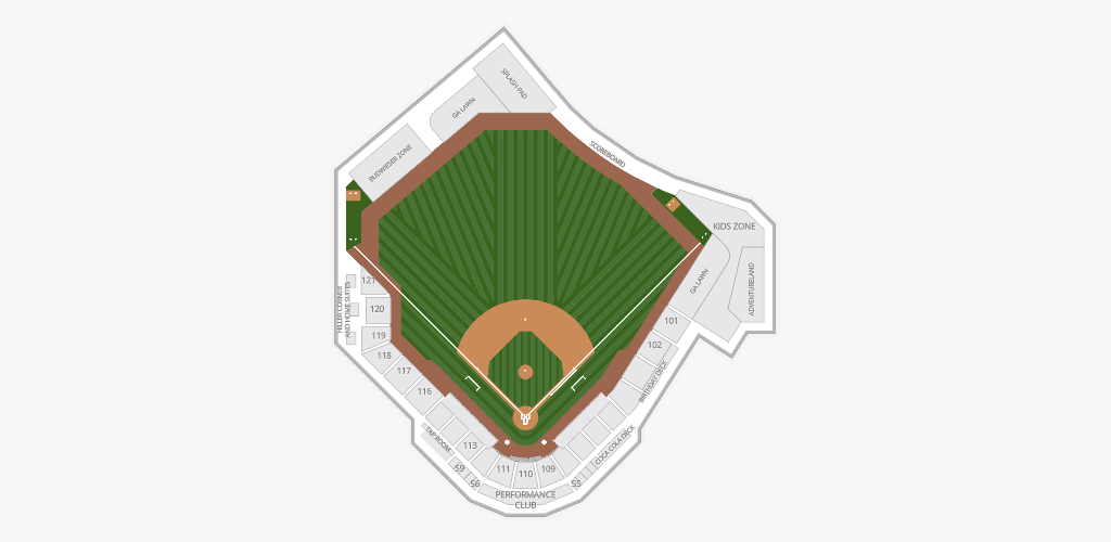 Bowling Green Ballpark Seating Chart