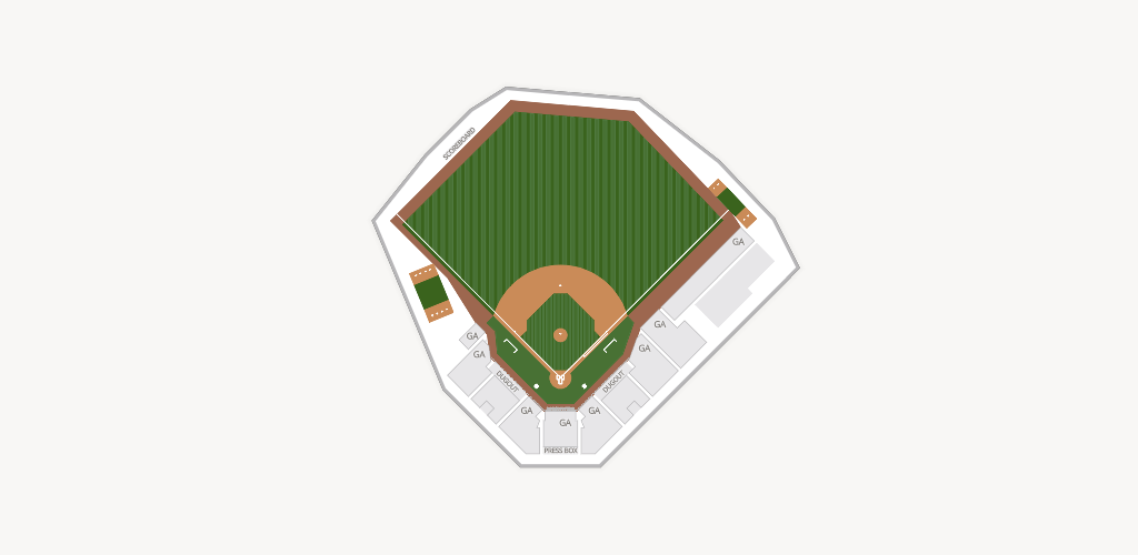 Brazell Field at GCU Ballpark Seating Chart