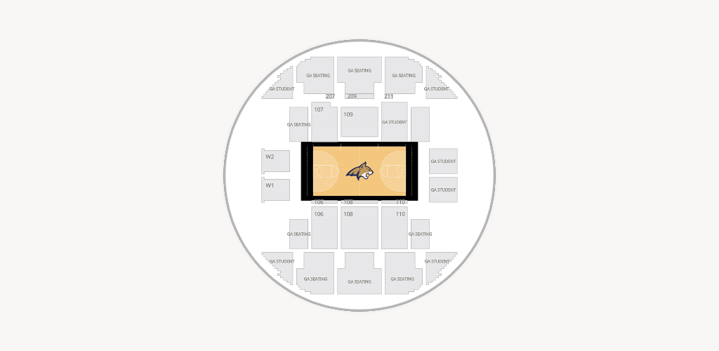 Brick Breeden Fieldhouse Seating Chart