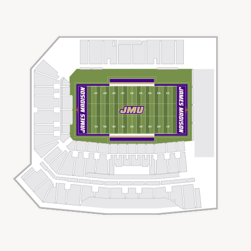 Bridgeforth Stadium seating chart
