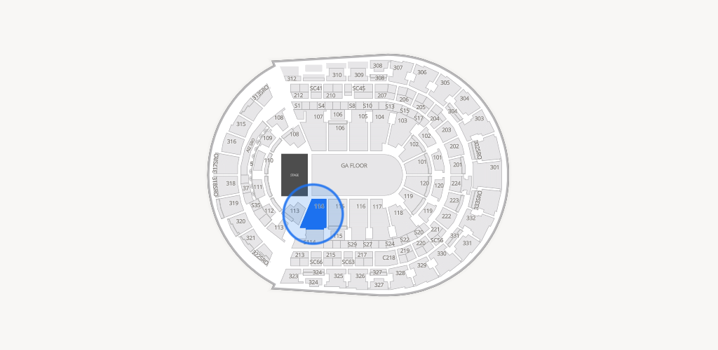 Bridgestone Arena Seating Chart