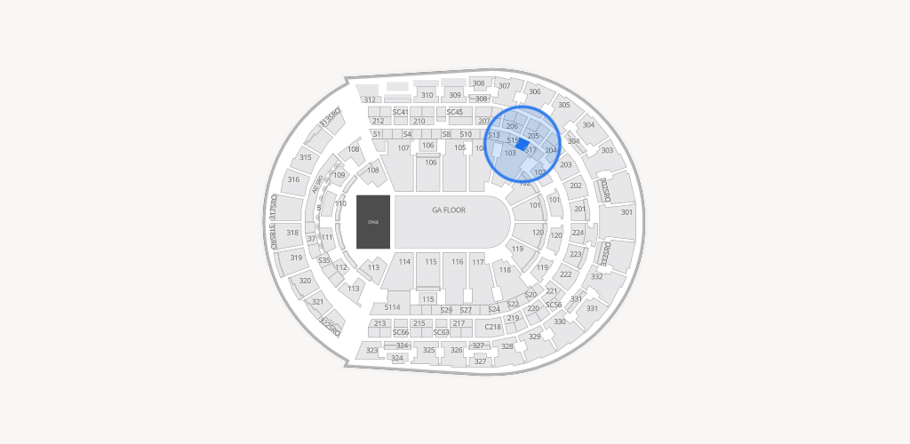 Bridgestone Arena Seating Chart