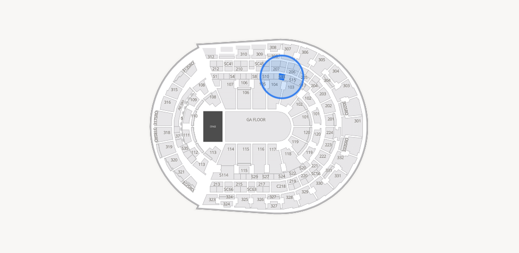 Bridgestone Arena Seating Chart