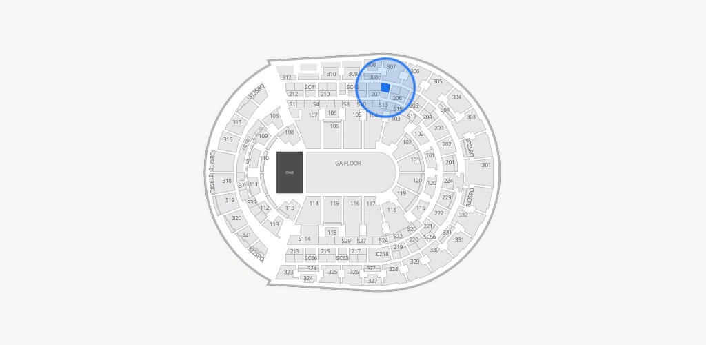 Bridgestone Arena Seating Chart