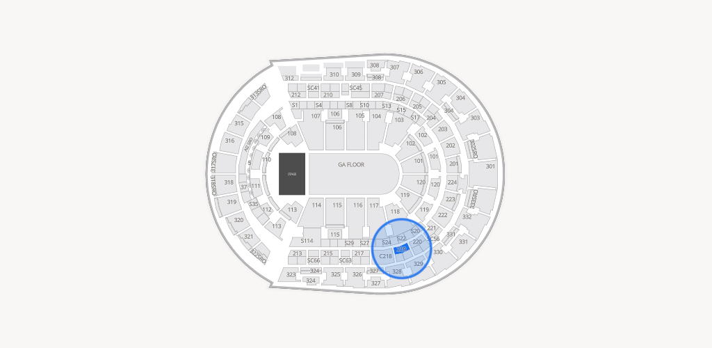 Bridgestone Arena Seating Chart