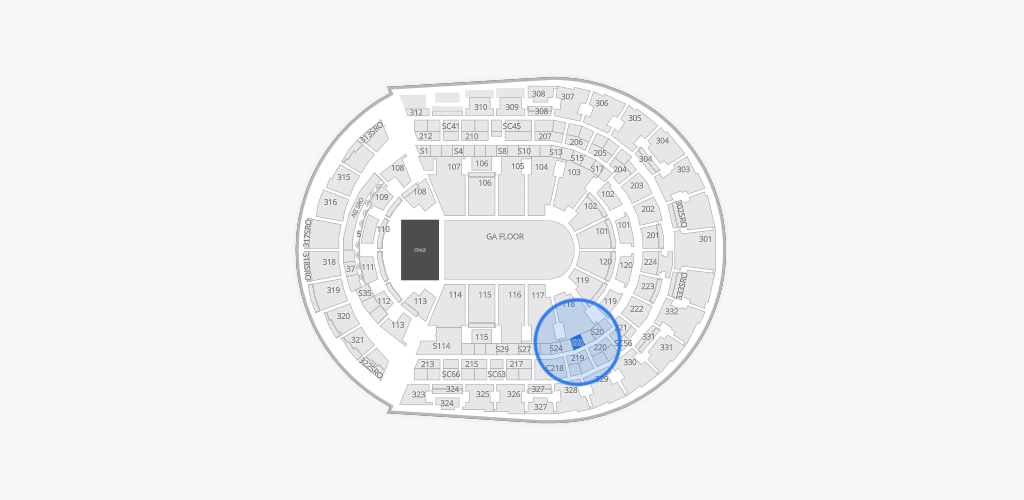 Bridgestone Arena Seating Chart