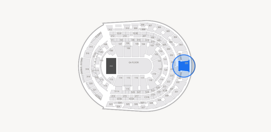 Bridgestone Arena Seating Chart