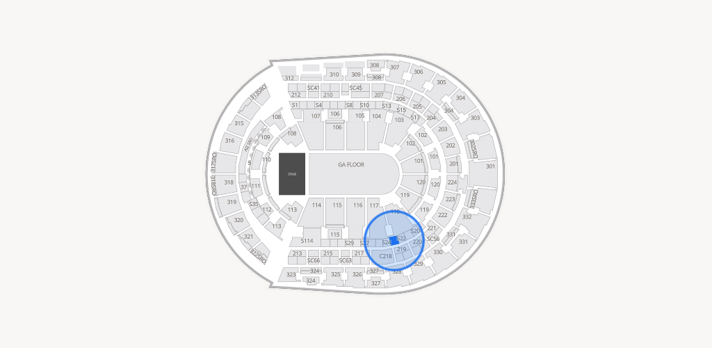Bridgestone Arena Seating Chart