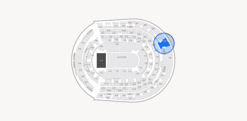 Bridgestone Arena Seating Chart