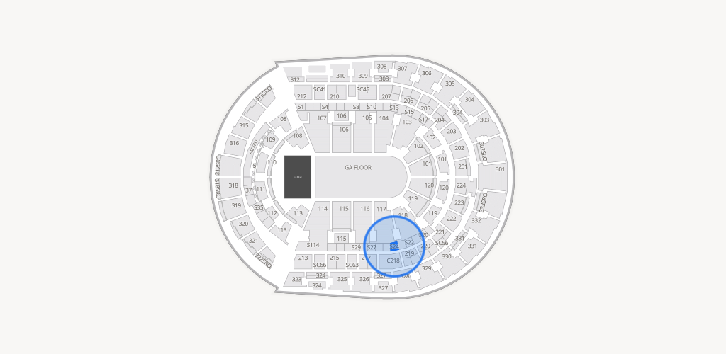 Bridgestone Arena Seating Chart