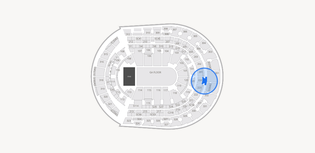 Bridgestone Arena Seating Chart