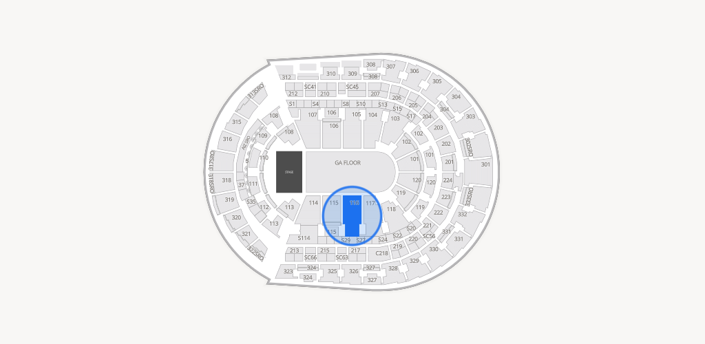 Bridgestone Arena Seating Chart