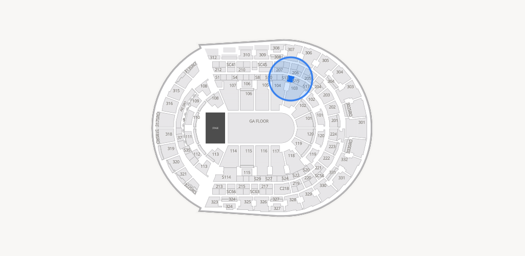 Bridgestone Arena Seating Chart